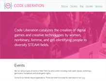 Tablet Screenshot of codeliberation.org